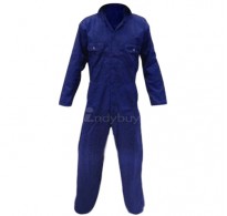 Boiler suit Protective coverall Factory Workers Dress Industrial Uniform Blue